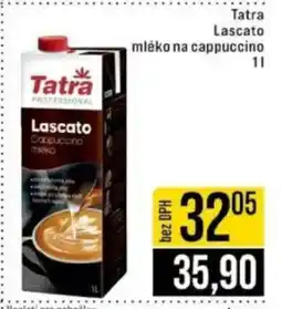 Jip Tatra Lascato mléko na cappuccino nabídka