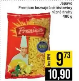 Jip Japavo Premium bezvaječné těstoviny nabídka