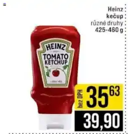 Jip Heinz kečup nabídka