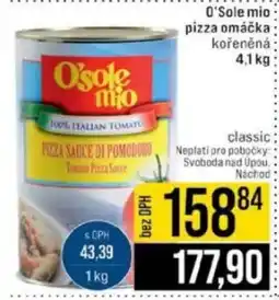 Jip O'Sole mio pizza omáčka nabídka