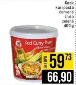 Jip Cock kari pasta nabídka