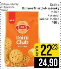 Jip Sedita Rodinné Mini Club sušenky nabídka