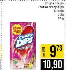 Jip Chupa Chups lízátko crazy dips nabídka