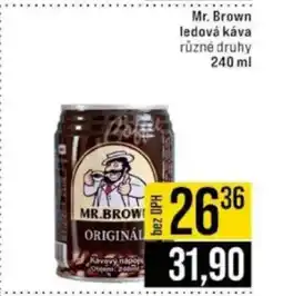 Jip Mr. Brown ledová káva nabídka