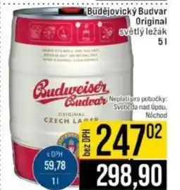 Jip Budějovický Budvar Original nabídka