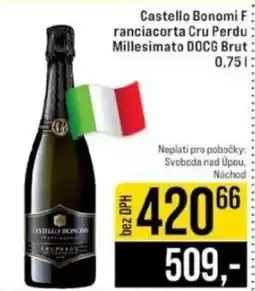 Jip Castello Bonomi F ranciacorta Cru Perdu Millesimato DOCG Brut nabídka