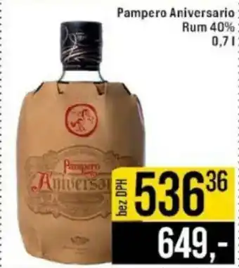 Jip Pampero Aniversario Rum 40% nabídka