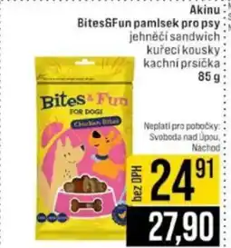 Jip Akinu Bites&Fun pamlsek pro psy nabídka