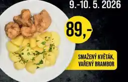 Jip Smažený květák, vařený brambor nabídka