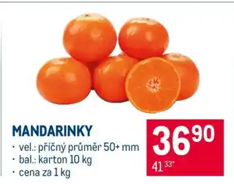 Makro Mandarinky nabídka