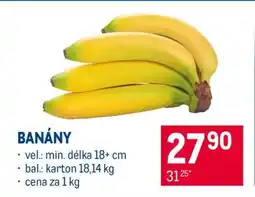 Makro Banány nabídka