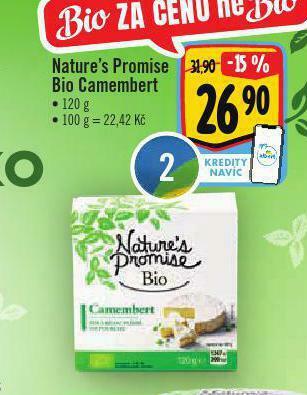 Albert Bio camembert nabídka