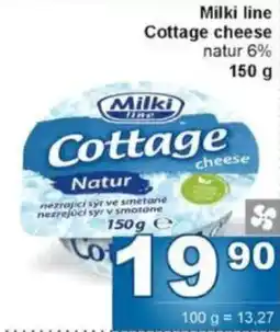 Jip Milki line Cottage cheese natur 6% nabídka