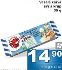 Jip Veselá kráva sýr a křup nabídka