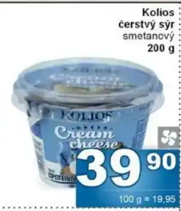 Jip Kolios čerstvý sýr smetanový nabídka