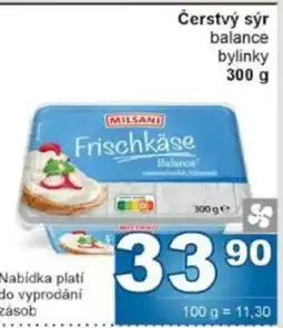 Jip Čerstvý sýr balance bylinky nabídka