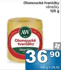 Jip Olomoucké tvarůžky věnečky nabídka
