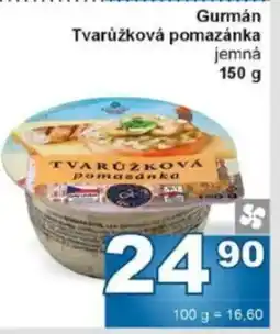 Jip Gurmán Tvarůžková pomazánka jemná nabídka