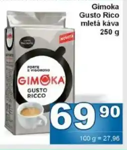 Jip Gimoka Gusto Rico mletá káva nabídka