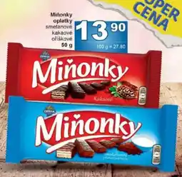 Jip Miñonky oplatky smetanové kakaové oříškové nabídka