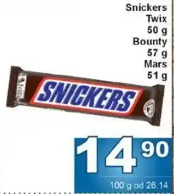 Jip Snickers Twix nabídka