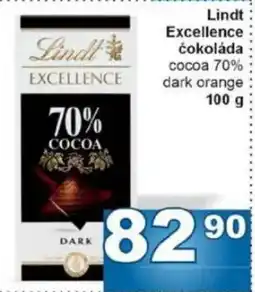 Jip Lindt Excellence čokoláda cocoa 70% dark orange nabídka