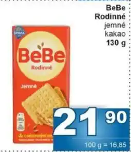 Jip BeBe Rodinné jemné kakao nabídka