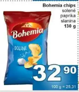 Jip Bohemia chips solené paprika slanina nabídka