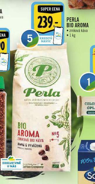 Albert Káva perla bio aroma nabídka