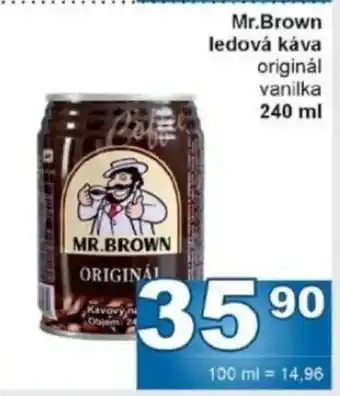 Jip Mr.Brown ledová káva nabídka