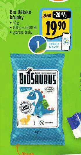 Albert Bio dětské křupky nabídka