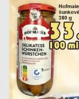 Jip Hofmaier šunkové párky nabídka