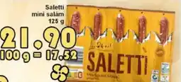 Jip Saletti mini salám nabídka