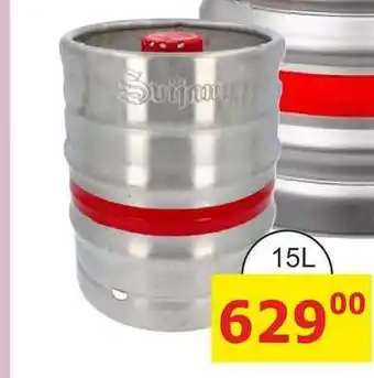 SVIJANSKÝ MÁZ 11° - světlý ležák 15l sud