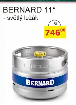 BENE Nápoje BERNARD 11° - světlý ležák nabídka
