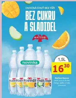 BENE Nápoje Mattoni Esence nabídka