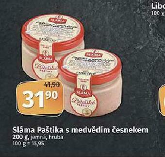 Coop Sláma paštika s medvědím česnekem nabídka