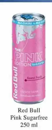 BENE Nápoje Red Bull Pink Sugarfree nabídka