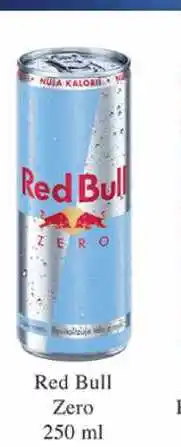 BENE Nápoje Red Bull Zero nabídka