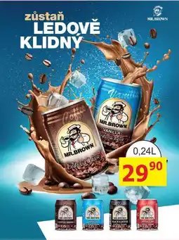 BENE Nápoje Mr. Brown Ledová káva nabídka