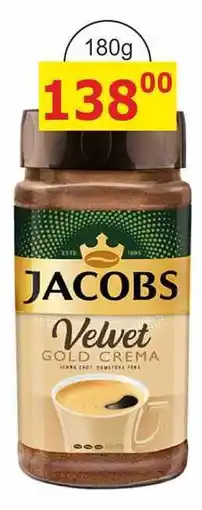 BENE Nápoje Jacobs Velvet Gold Crema instantní káva nabídka