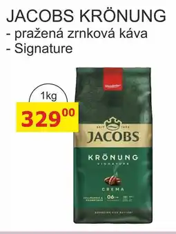 BENE Nápoje JACOBS KRÖNUNG pražená zrnková káva - Signature Wunderbar nabídka