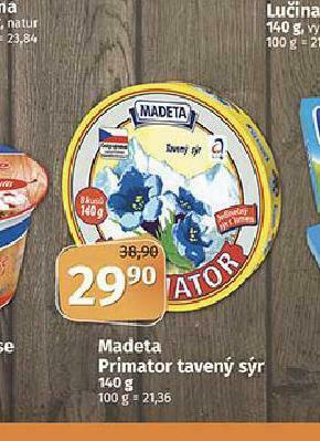 Coop Madeta primator tavený sýr nabídka