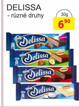 BENE Nápoje Orion Delissa 30g, vybrané druhy nabídka