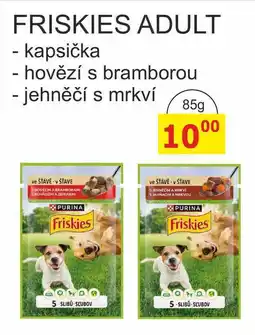 BENE Nápoje FRISKIES kapsička pro psy nabídka