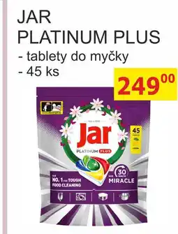 BENE Nápoje JAR PLATINUM PLUS - tablety do myčky 45 ks nabídka