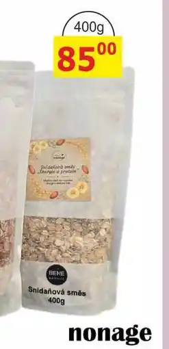 BENE Nápoje Snídaňová směs Energie a protein nabídka