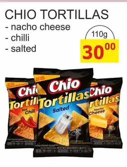 BENE Nápoje CHIO TORTILLAS nabídka