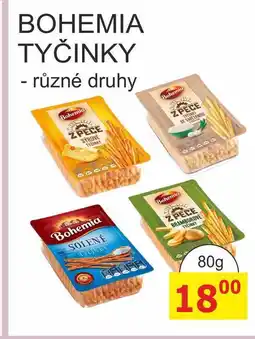 BENE Nápoje BOHEMIA TYČINKY nabídka