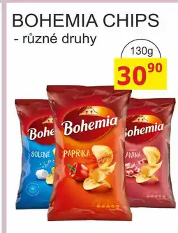 BENE Nápoje BOHEMIA CHIPS nabídka